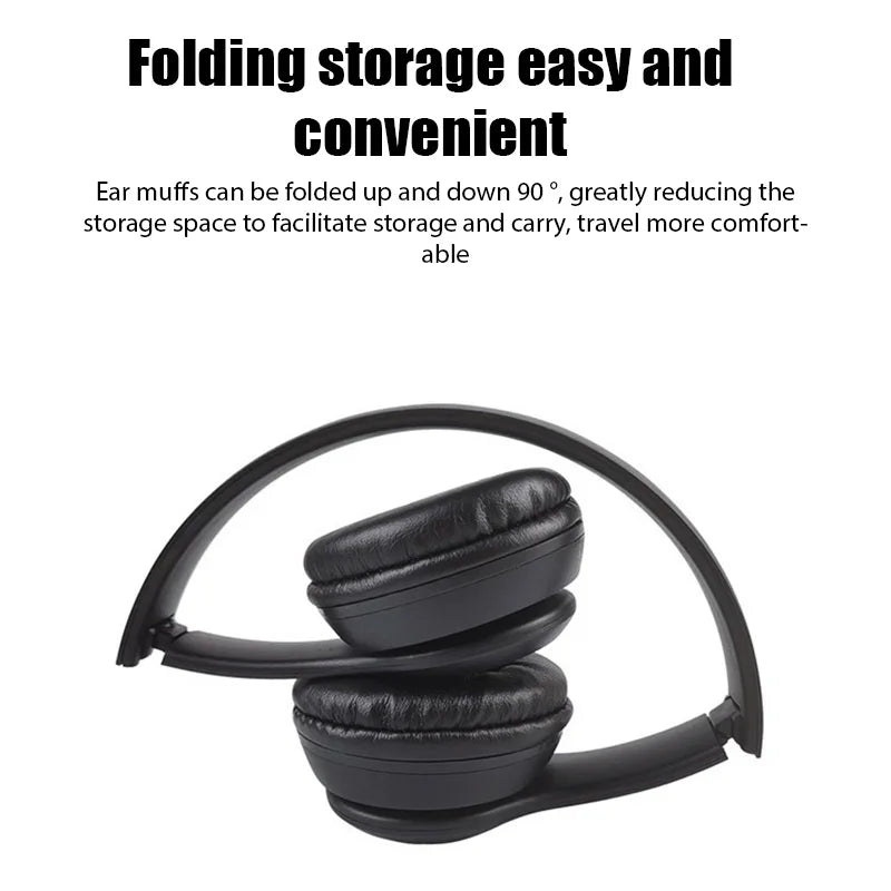NNEOBA Wireless Bluetooth over-ear headset Black