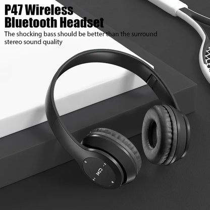 NNEOBA Wireless Bluetooth over-ear headset Black