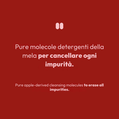 Mousse detergente micellare